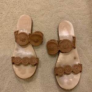 women’s brown jack rodgers “lauren” sandal